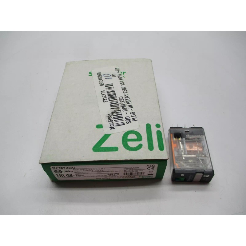 SCHNEIDER ELECTRIC RPM12BD RELAY 250VAC PKG OF 10 NSMP