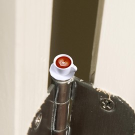 Door Hinge Heads Decorative Topper - Coffee Latte Art Hinge Head Magnet - Miniature Door Hinge Pin Topper Set of 5