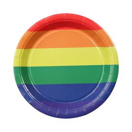 NW NATIONWEAR All Pride Products (Papperstallrikar Regnbåge - Pridetallrikar 2x8 Pack)
