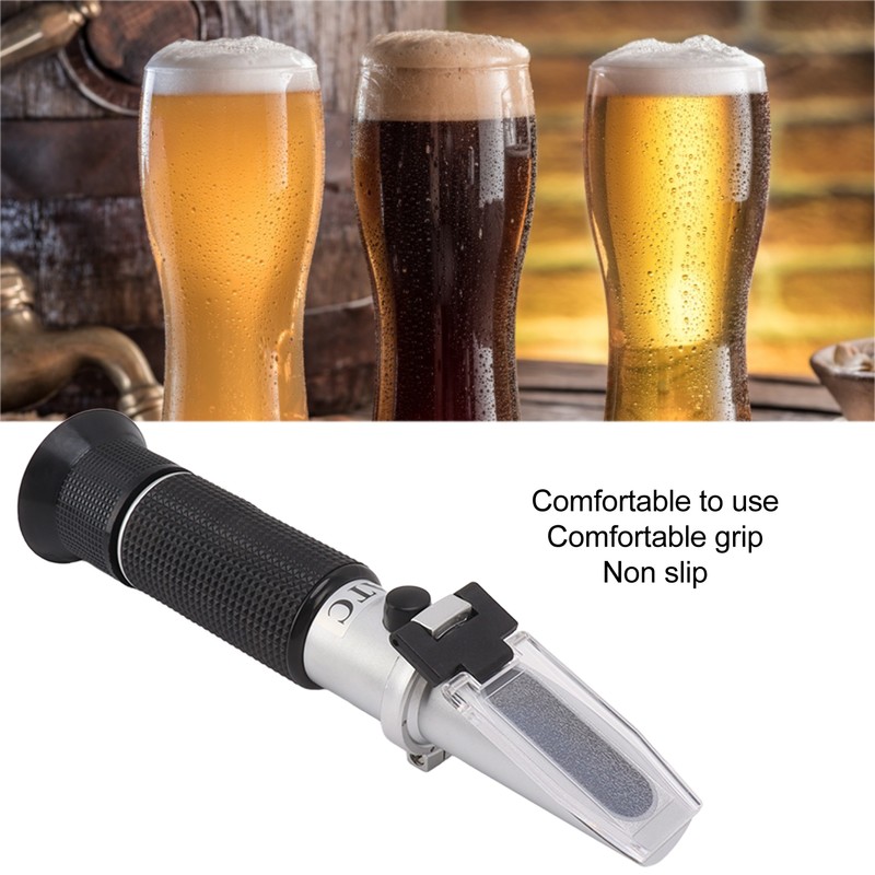 Brix Meter Refractometer Light Weight Handheld Refractometer Durable Alcohol Volume