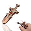 Novelty Refillable Butane Lighter, Cool Metal Lighter, Windproof Flame, Candle
