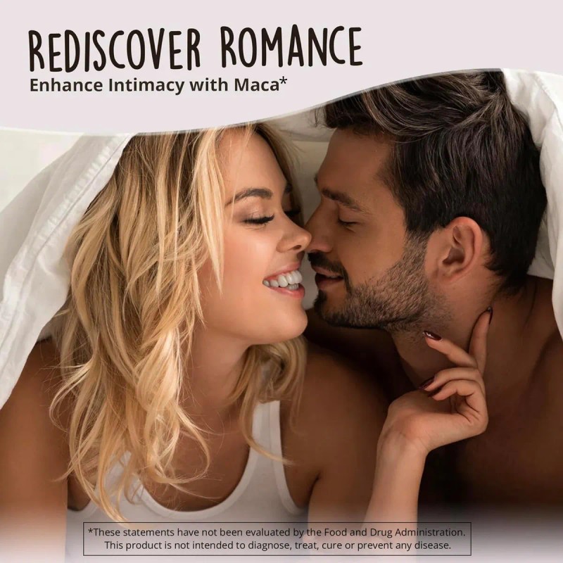 Cpsulas De Maca Orgnica 1200 Mg Vegano, 120 Cpsulas