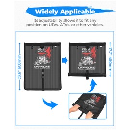 KEMIMOTO Large Trash Sack for UTV ATV, Dry-Wet Trash Bag PVC Mesh Trash Sack Universal Accessorie Compatible with Polaris RZR, Can-Am, CFMOTO, Teryx, Pioneer, Golf Cart, Off-Road-Work Print