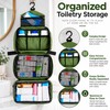 Hanging Toiletry Bag for Travel – Waterproof Foldable Organizer for