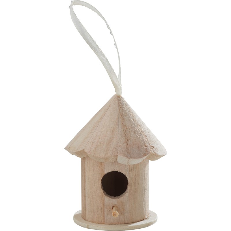 8 DECORATIVE BIRD HOUSE HANGING WOODEN BIRD HOUSE Craft Decorating