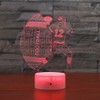 SUPERHONGJIHAO Night Light for Children, 3D Rugby LED Lamp with
