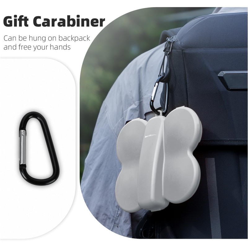 OldPAPA Storage Box with Hooks, Portable Carry Bag for Travel,