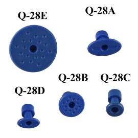 Dentmagictools.com Q-28 Metis 5 Piece Tough PDR Glue Tabs Set for Paintless Dent Repair