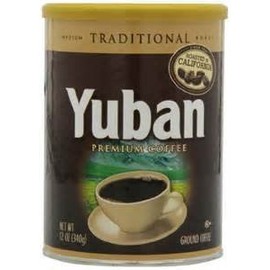 YUBAN ORIGINAL ROAST PREMIUM COFFEE 340g TUB (SINGLE TUB) GROUND COFFEE AMERICAN IMPORTED