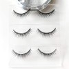 Musegetes 3D False Eyelashes, Popular, Natural Black Base, Soft Core,