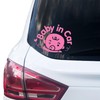 P004 Baby in Car Sticker 14 cm x 10 cm