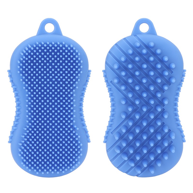 Silicone Bath Brush Men Women Soft Double Sided Exfoliating Massage