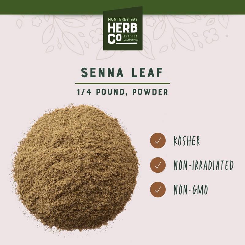 MONTEREY BAY HERB CO. Senna Leaf Powder | Used in