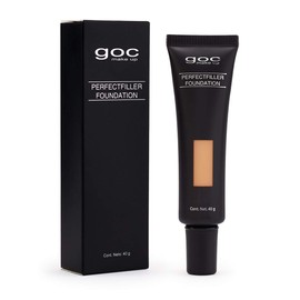 Maquillaje liquido, Perfect Filler Foundation, GOC, Extra cobertura, Acabado matte con efecto natural, Textura suave, Para todo tipo de piel, Tono 400