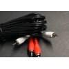 6FT 6 FT Composite AV 2-RCA AUDIO CABLE MALE RED