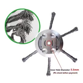 Unbranded Universal Steel Wire Trimmer Head,Weed Eater Head,Kit For Gardening Lawnmower