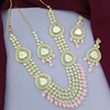 Efulgenz Indian Bridal Jewelry Sets for Women Faux Pearl Bridal