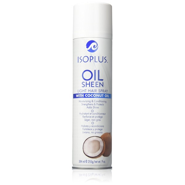 Isoplus Oil Sheen Light Spray Coconut Oil, 9 Oz