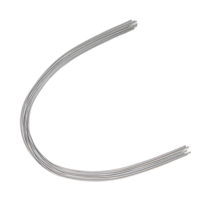 50pcs Teeth Nickel Titanium Wire Square Elasticity Medical Metal Orthodontics