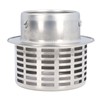 Stainless Steel Air Vent Cap Louvered Vent Cover Round Air