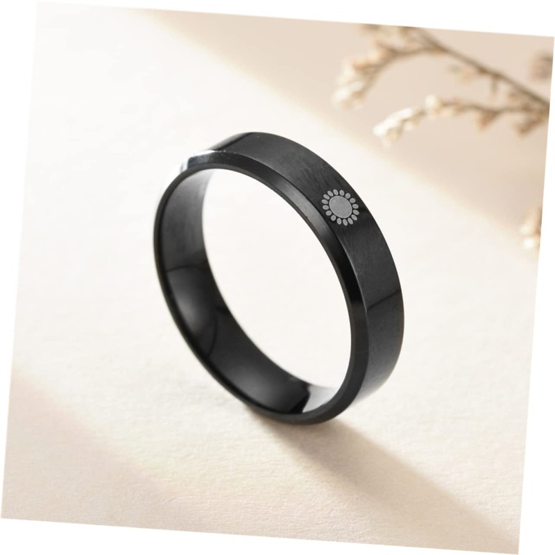 FOMIYES 2 Pairs Matching Promise Rings for Him and Her