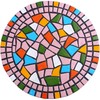 QZSDBWHCB - Garden Decoration - Mosaic Stepping Stone - Patio