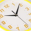Topkey Silent Round Wall Clock Kitchen 9 Inch Modern style