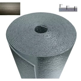 IES Reflective BLACK Insulation Roll Foam Core Radiant Barrier 5MM R8 (2' X 10')