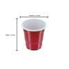 4 Pack Bar and Party Supplies Disposable Shot Glasses -