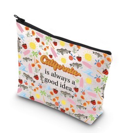 WCGXKO California Gift Family Trip Merch California State Eco Zipper Pouch Makeup Bag (C Bag)