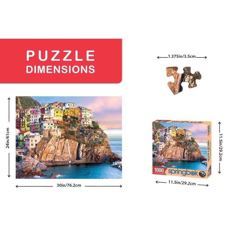 Springbok's 1000 Piece Jigsaw Puzzle Cliff Hangers