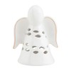 Mud Pie Sm Angel Ceramic Votive Cover Table SITTERS, White