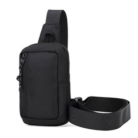 A-QMZL Chest Bag Shoulder Bag Men Waterproof Casual Mini Shoulder Bag Crossbody Bags Small Phone Bag, black, Boga