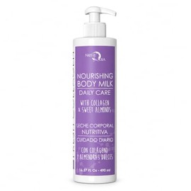 Noche Y Dia Leche Corporal De Colágeno Fresco - Loción Hidratante Y Reafirmante Para Piel Seca Con Ácido Láctico Y Glicina - 500 Ml (16.57 Onzas Líquidas)