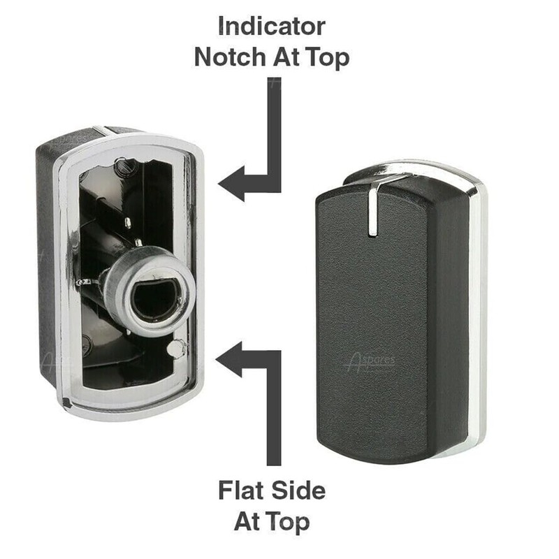 4x Oven Hob Cooker Knob Black Switch Compatible With Belling