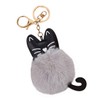 CHROME CRANE WB079 Women's Cat Cat Brushed Fluffy Cute Key