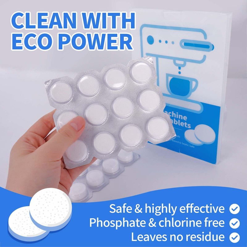 coldpa + Coffee Machine Cleaning Tablets, Machine Descaler Tablets, Deep
