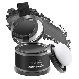 Hairline Shadow polvo para cabello, separación de polvo cabello, polvo de modificación de raíz de cabello, polvo de cobertura dombra para cabello para llenar cosméticos(Negro)