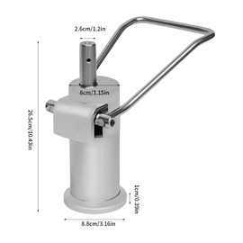 MUSESPANI Barber Hydraulic Pump，440 lb Replacement Hydraulic Pump, Barber Chair Beauty Salon Heavy Duty for Hair Stylist, Bolt Pump Replacement Chair Parts(Without Base)