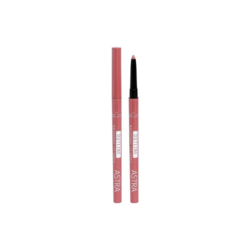 Astra Outline Waterproof Lip Pencil (01 - Nude Vibe)