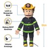 25" Fireman, Peach Male, Full Body, Ventriloquist Style Puppet