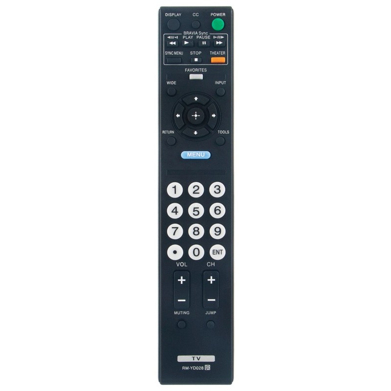 Unbranded RM-YD028 Remote Replace for Sony KDL-46VE5 KDL-46VL150 KDL-52S5100 KDL-40V5100