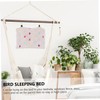 SUPVOX Flannel Parrot Nest Bird Warm Nest Hanging Design Comfortable
