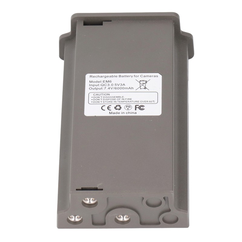 Trail Camera Battery Pack 6000mAh Cellular Trail Camera Rechargeable Lithium