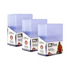 BGL Toploader Hard Clear Card Sleeve 130 PT 3” X 4” Hockey Card Holder and Card Protector for Baseball, Basketball, Soccer, Trading and Sports Cards – (30 Count Pack)
