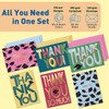 S&O Set of 24 Fun Graduation Thank You Cards with
