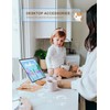 Aoviho Tablet Stand 360° Rotating Aluminum Holder, Adjustable, Portable and