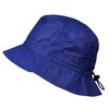 Toutacoo, Sombrero de lluvia ajustable, aspecto de nailon, 030-azul /