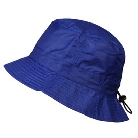 Toutacoo, Sombrero de lluvia ajustable, aspecto de nailon, 030-azul / M-l, Medium-Large