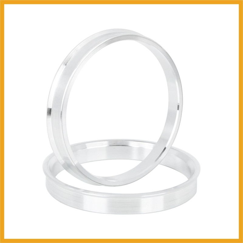 Partuto 4pcs 73.1 to 66.6 mm Aluminium Alloy Car Hub